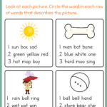 Grade 1 Grammar Worksheets K5 Learning First Grade Vocabulary