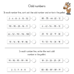 Grade 1 Math Number Worksheets Skip Counting By 1 Sheet 26 Grade 1