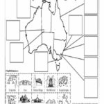 Great Australian Landmarks Geography Activities Australia Map