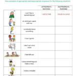 How Do I Respond Interactive Worksheet Teaching Social Skills