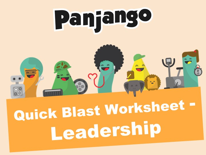 Leadership Skills Quick Blast Worksheet Teaching Resources