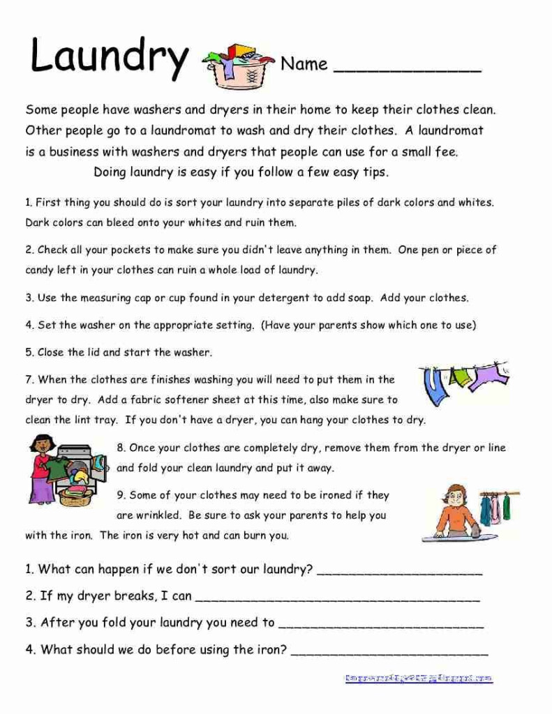 Life Skills Printable Worksheets For Adults Elegant Printable Free 