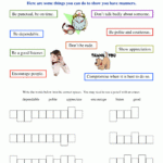 Manners Worksheet Yahoo Search Results Yahoo Image Search Results