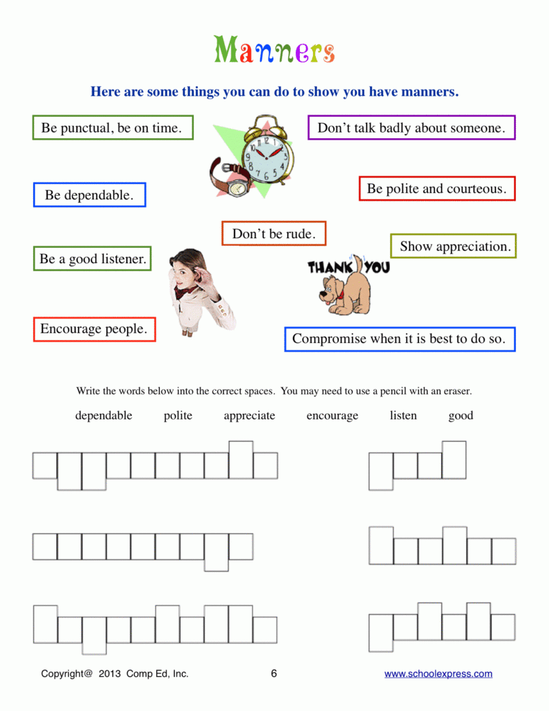 Manners Worksheet Yahoo Search Results Yahoo Image Search Results 