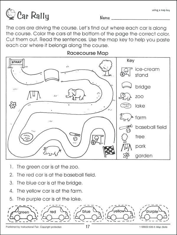 Map Scale Worksheet 4th Grade Map And Globe Skills Worksheets With 4th 