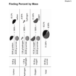 Math Skills Transparency Worksheet Finding Percent By Mass Answers