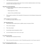 Motives For Imperialism Worksheet Answers Chapter 11 Section 1