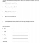 Review Worksheet Avon Chemistry