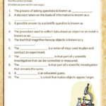 Science Process Skills Worksheets Printable Worksheets Master