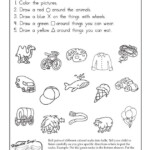 Step By Step Follow Directions Worksheet Following Directions