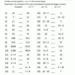 Third Grade Math Practice Rounding Inequalities And Multiples