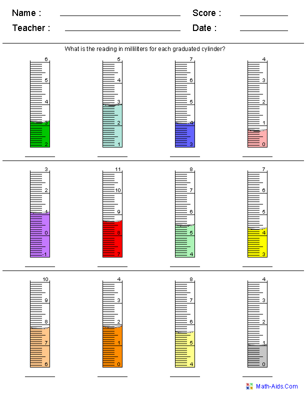 This Site Has Some Great Measurement Worksheets As Far As I Can Tell 