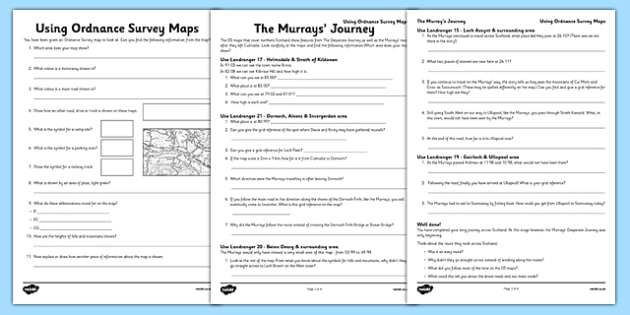 Using Ordnance Survey Maps OS Map Reading Skills KS2