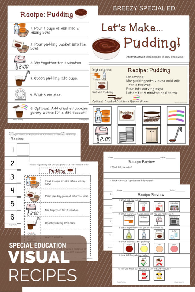 Visual Recipes With Worksheets And Interactive Books A Must For All 
