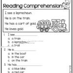 Worksheet Kindergarten Reading Comprehension Free Reading Comprehension Third Grade Reading