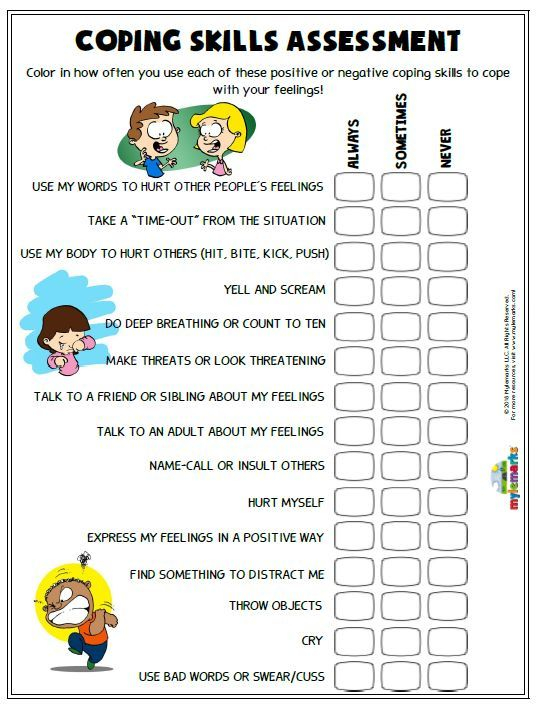 10 Coping Skills Worksheets For Kids Worksheets Decoomo