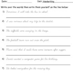 15 Writing Skills Worksheets Worksheeto