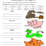 Animal Classification Worksheet Have Fun Teaching