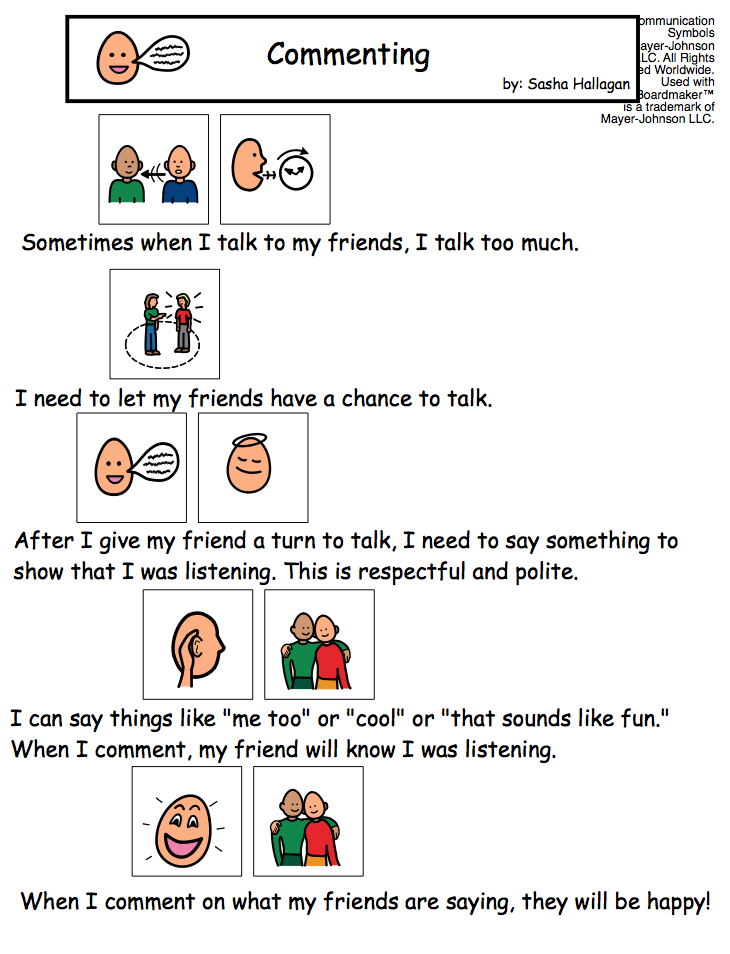 Autism Social Skills Worksheets