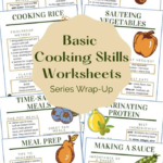 Basic Cooking Skills Worksheets Series Wrap Up Abundance Of Flavor