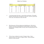 Dalton 39 s Law Worksheet