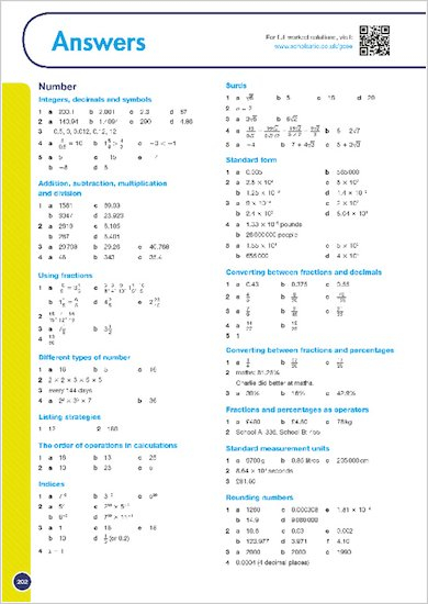 GCSE Grades 9 1 Maths Higher Revision Guide For AQA Answers