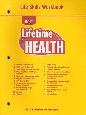 Holt Lifetime Health Life Skills Workbook By Holt Rinehart Winston