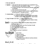 How To Do A Successful Oral Presentation ESL Worksheet By Eng789