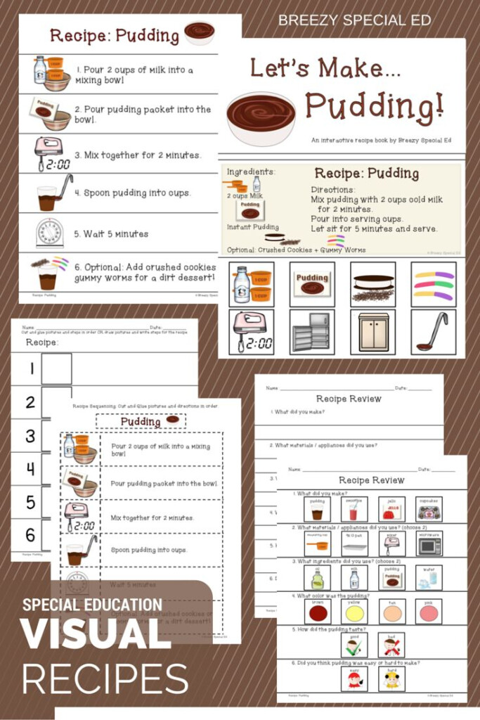 Interactive Cooking Lessons Visual Recipes For Pudding And Jello 