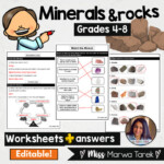 Minerals And Rocks Worksheets With Answers Grades 4 7 TpT