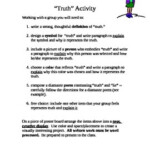 Nothing But The Truth Culminating Activities By Leslee Cunningham