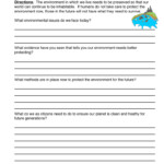 Our Environment Worksheet Have Fun Teaching