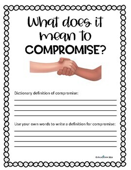 Social Skills Julia Cook Compromise Classroom Activities The Great 