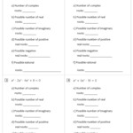 Solving Polynomial Equations Worksheets With Answer Key