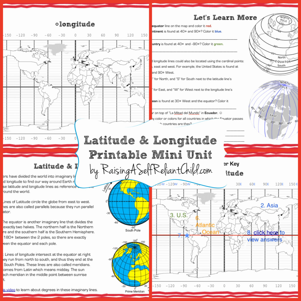 With This Worksheet Students Are Using Geography And Math To Latitude 